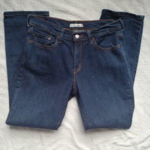 Levi’s Straight Leg 505 Jeans Dark Wash 8S